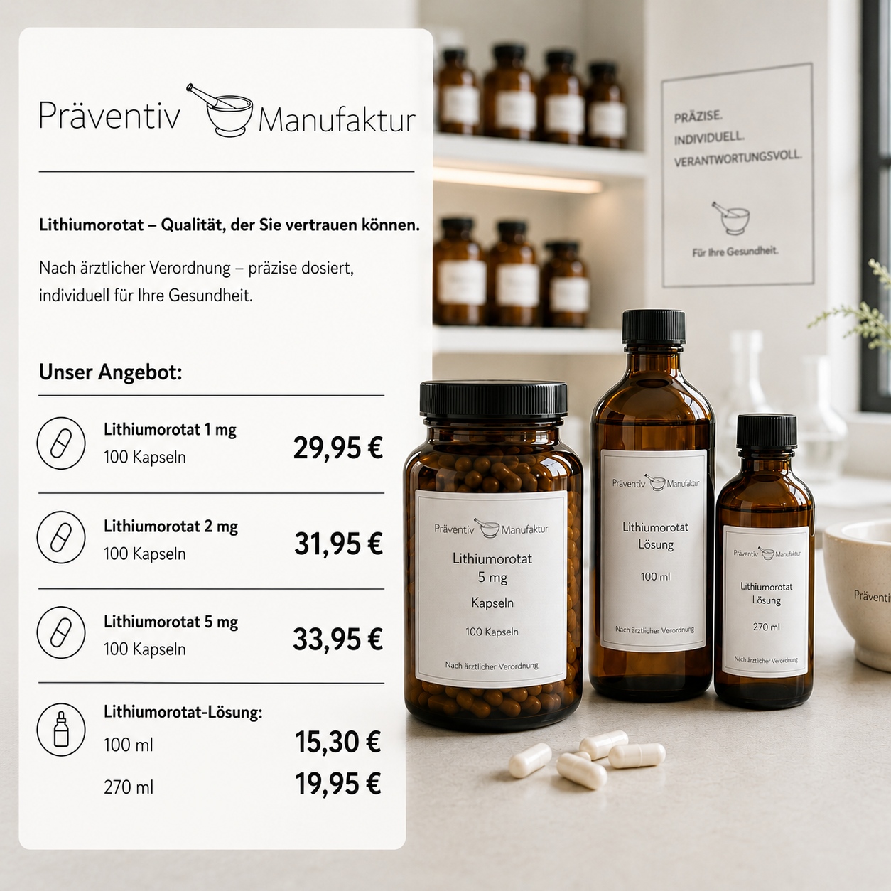 Rezept Lithium einlösen